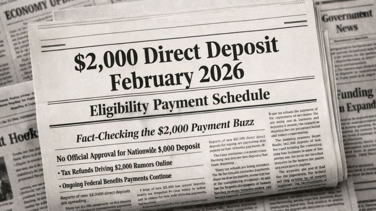 February 2026 $2,000 Direct Deposit: Real Eligibility, Payment Timing, and What’s Actually Happening