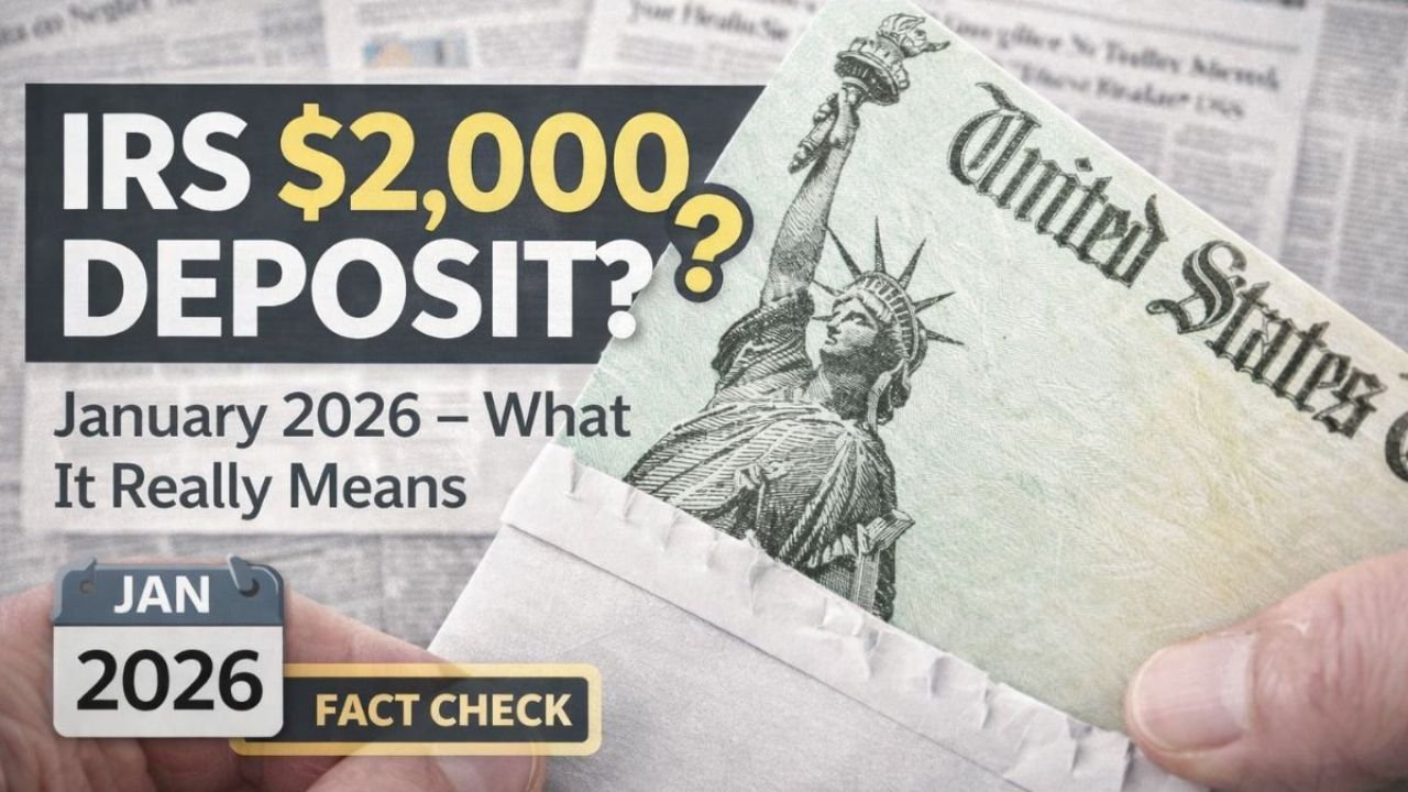 IRS $2,000 Direct Deposit in January 2026: What People Are Hearing and What It Means