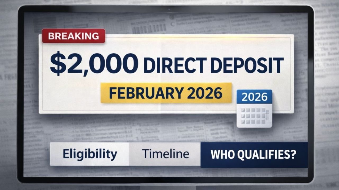 Why People Are Talking About $2,000 Direct Deposits in February 2026